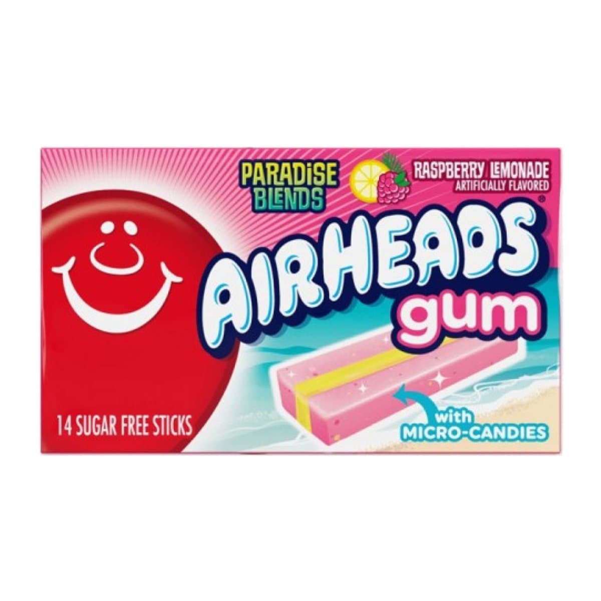 Airheads Gum Raspberry Lemonade 34g - CandyRoyal