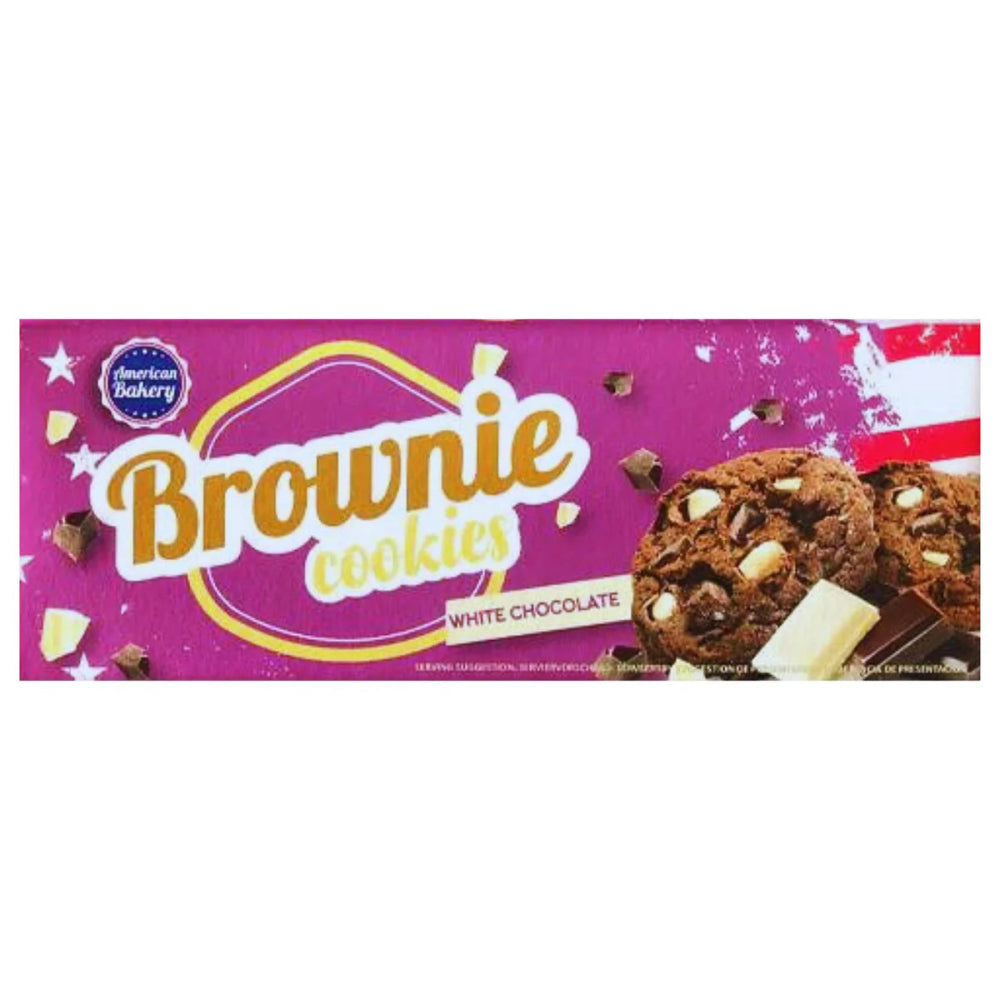 American Bakery Brownie Cookies White Chocolate 106g - CandyRoyal