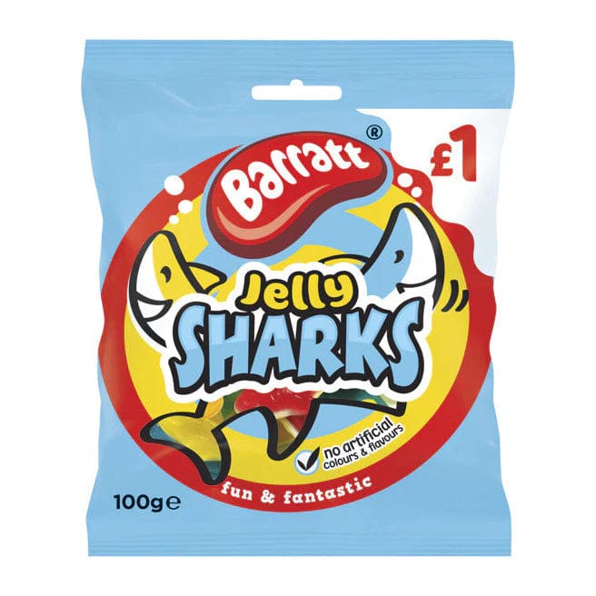 Barratt Jelly Sharks 100g - CandyRoyal