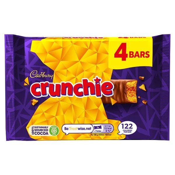 Cadbury Crunchie 4 Pack 104g - CandyRoyal