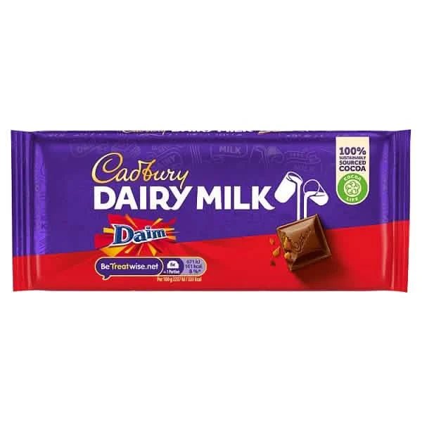 Cadbury Dairy Milk Daim 120g - CandyRoyal