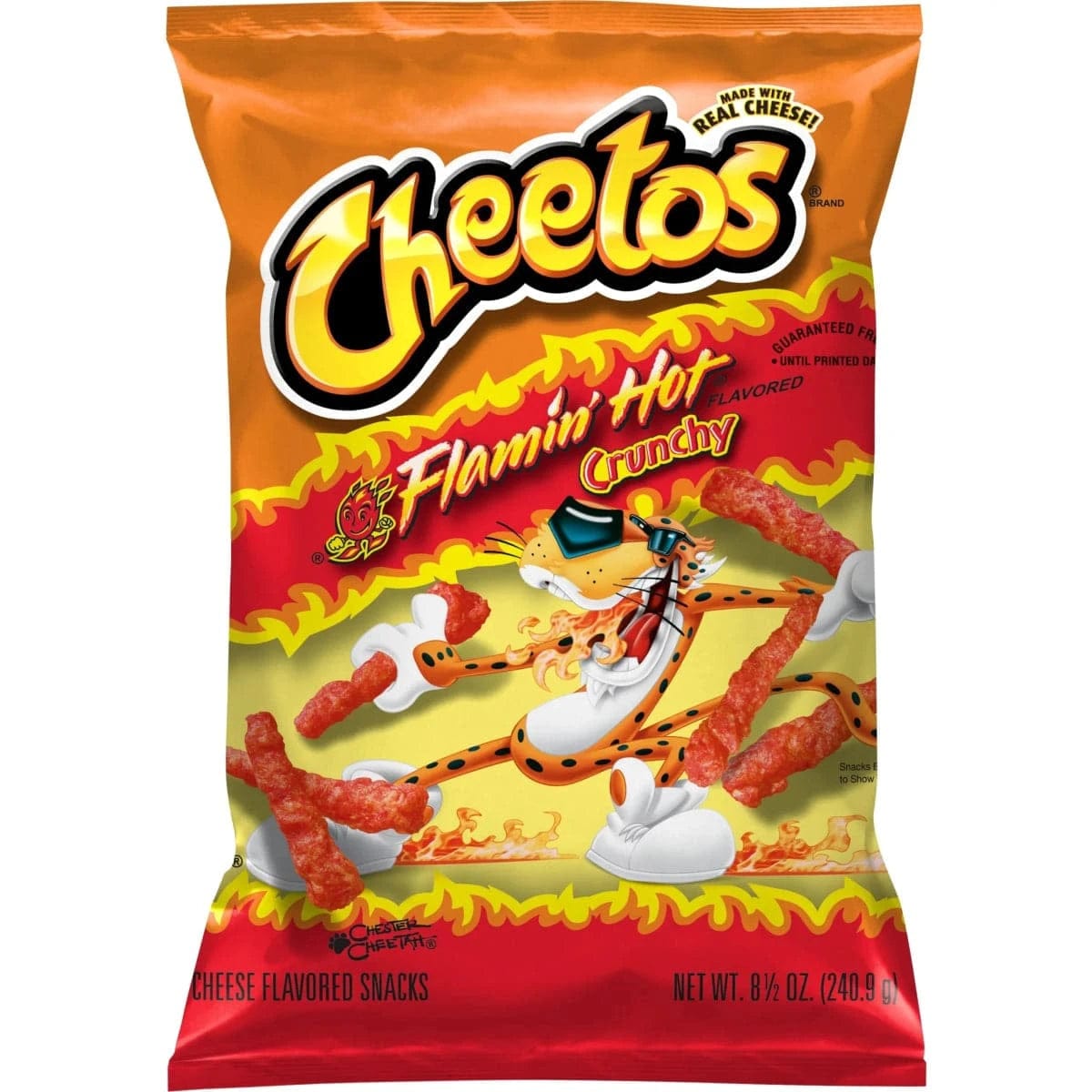 Cheetos Flamin Hot Crunchy 226g - CandyRoyal