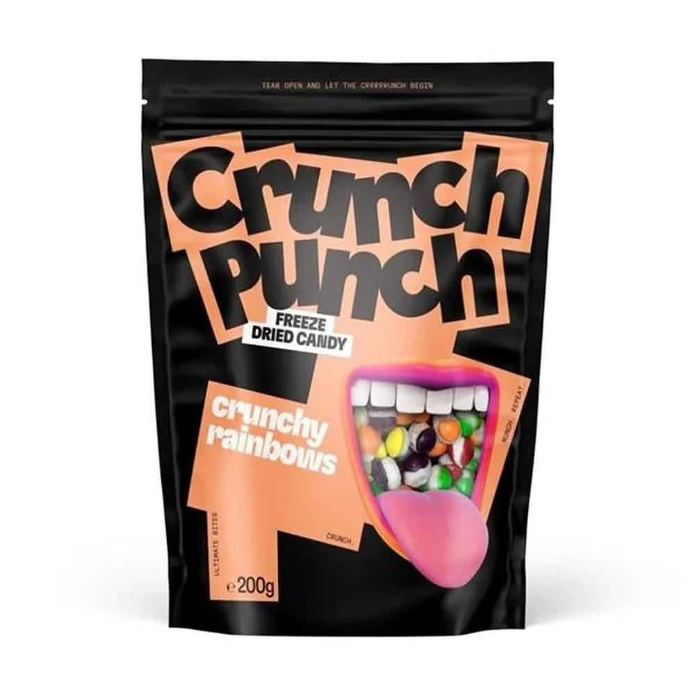 Crunch Punch Crunchy Rainbows Freeze Dried Snoep 100g - CandyRoyal