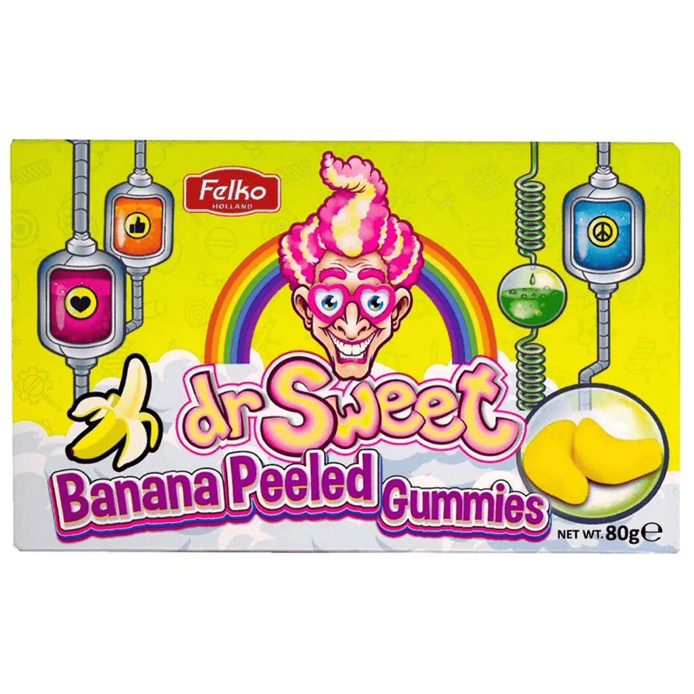 Dr. Sweet Peeled Banana Gummies 80g - CandyRoyal