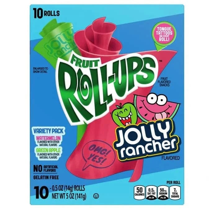 Fruit Roll - Ups Jolly Rancher 141g - CandyRoyal