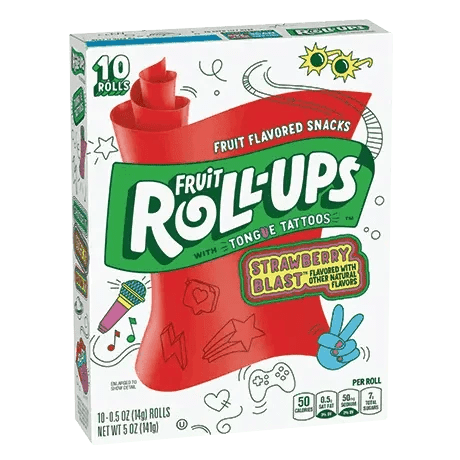 Fruit Roll - Ups Strawberry Blast 141g - CandyRoyal