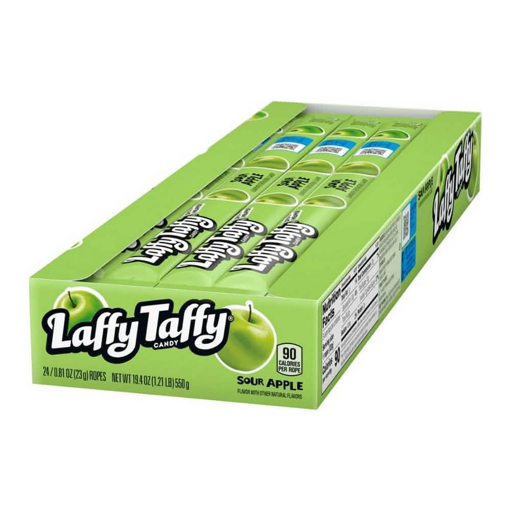 Laffy Taffy Rope Sour Apple (24 x 23g) - CandyRoyal