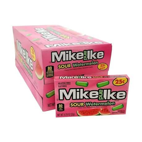 Mike & Ike Sour Watermelon (24 x 22g) - CandyRoyal