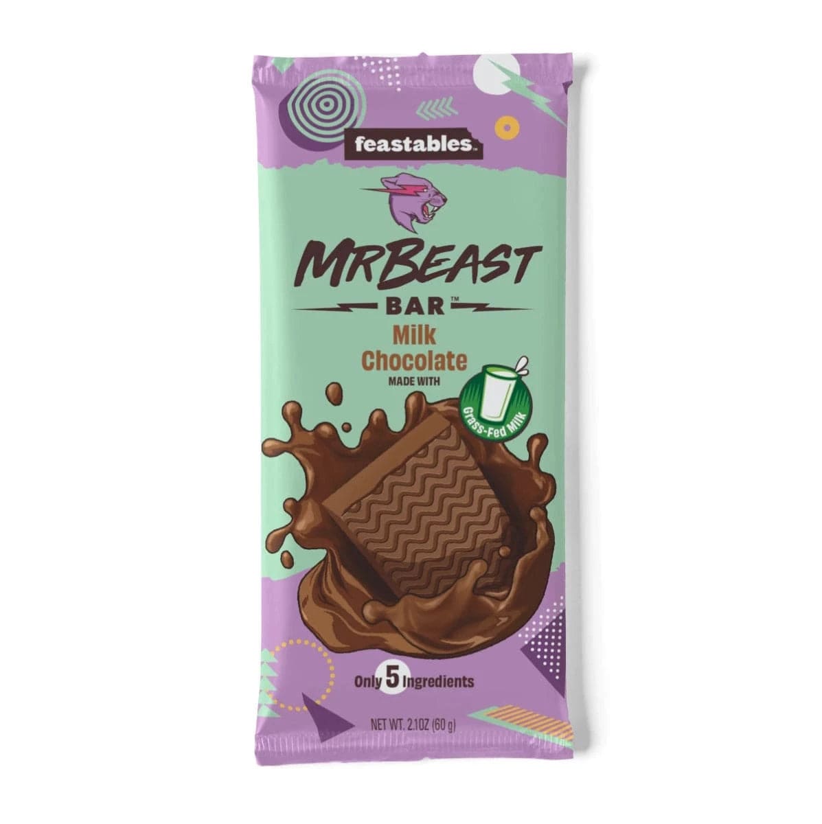 Mr Beast Feastables Milk Chocolate 60g - CandyRoyal