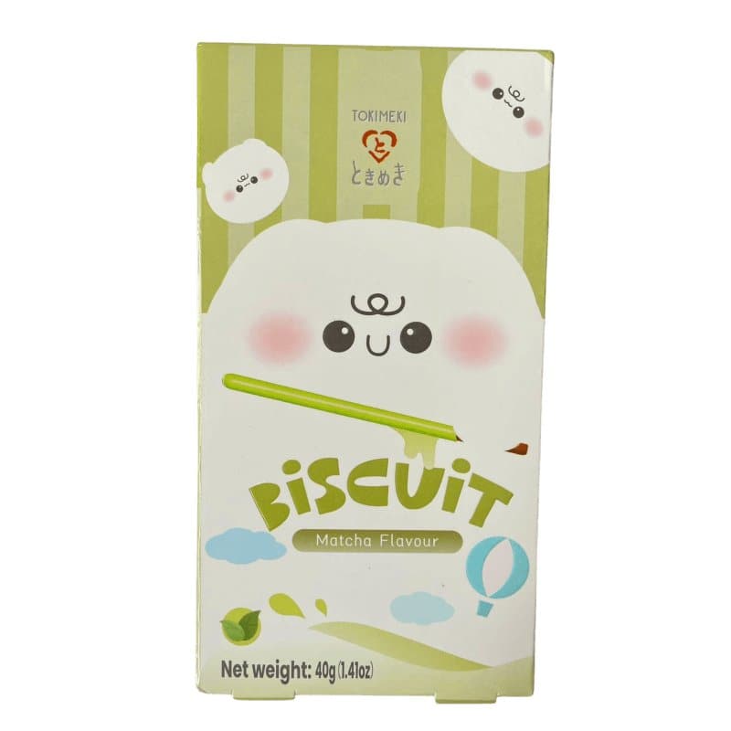 Tokimeki Biscuit Stick, Matcha Flavour 40g - CandyRoyal