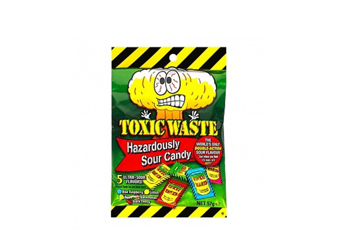 Toxic Waste Hazardously Sour Candy 57g - CandyRoyal