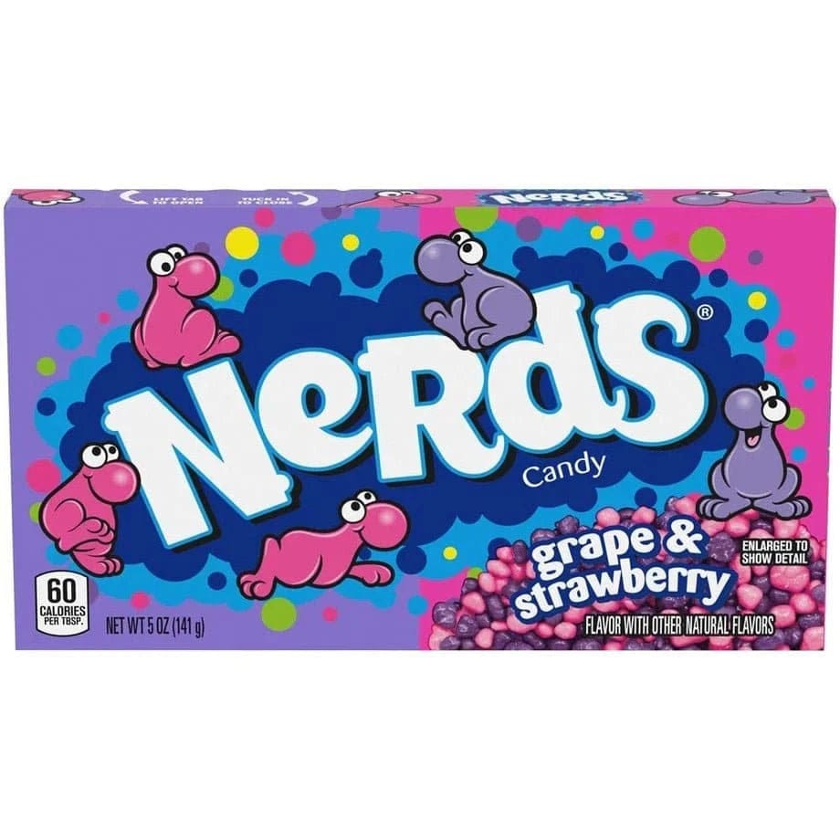 Wonka Nerds Candy Grape Strawberry 141g - CandyRoyal